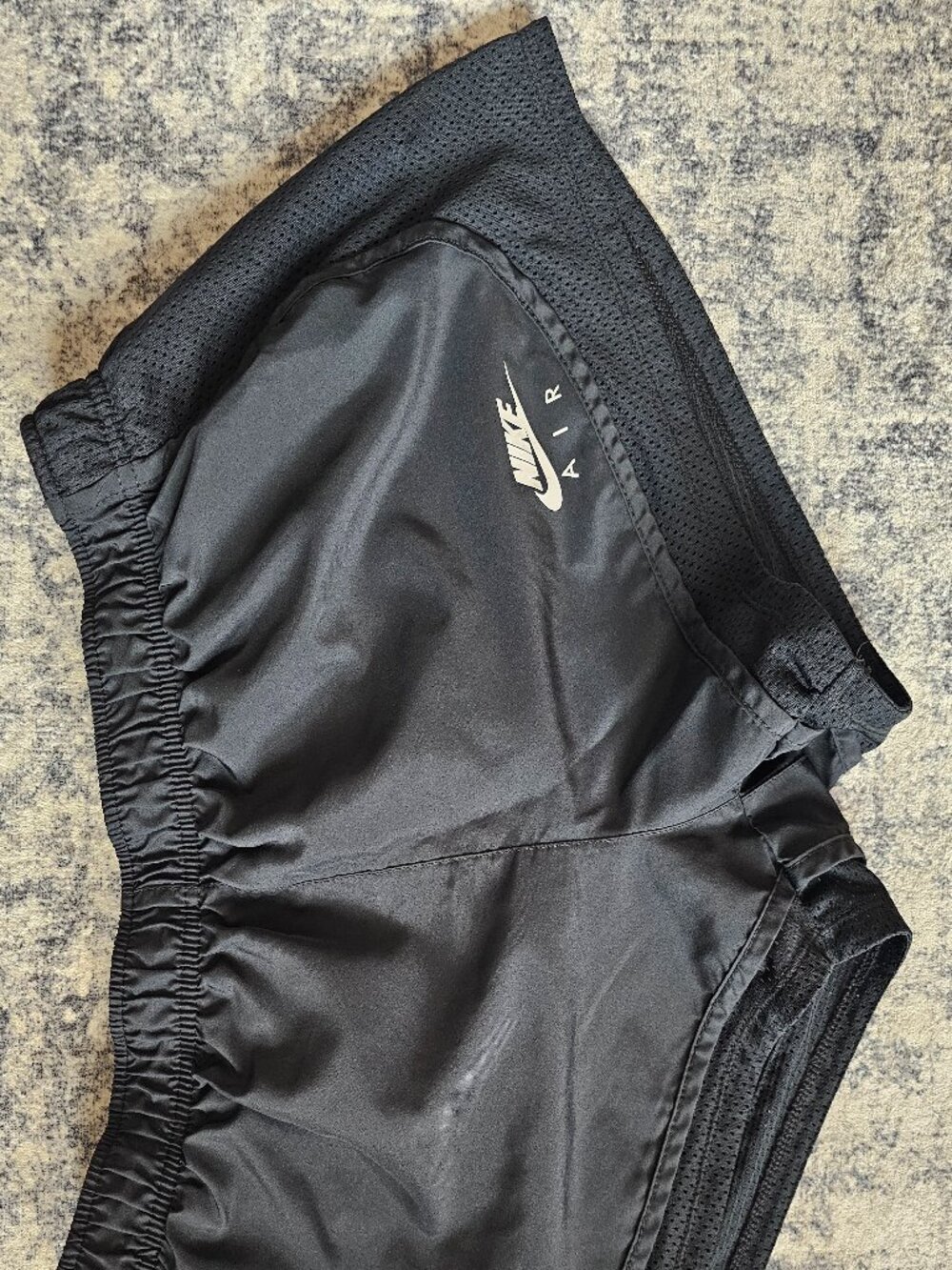 Nike Air Dri-FIT Running Shorts Black Mesh Women’s Size Medium - Picture 1 of 3